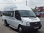Бесплатный автобус Genser в пункт аренды автомобилей АрендаАвто-люд на Новорязанском шоссе